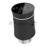 Терморегулятор для радиатора Moes ZigBee Smart Radiator Valve Thermostat черный модели ZTRV-BY-100