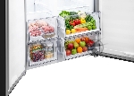 Холодильник Weissgauff WSBS 550 Built-in NoFrost Inverter черный двухкамерный 325/190л морозилка сбоку, No Frost, Side by Side, вид 3