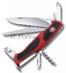 Нож перочинный Victorinox RangerGrip 55 (0.9563.CB1) 130мм 12функций красный/черный блистер