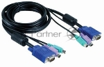 Переключатель D-Link DKVM-CB Кабель KVM длиной 1,8 м с разъемами PS2