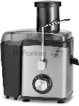 Соковыжималка Vitek VT-3653 серебристый, центробежная, 1000 Вт, 600 мл, механическое