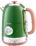 Чайник электрический Kitfort KT-6110 1.7л. 2200Вт зеленый (корпус: нержавеющая сталь)