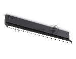 Трековый светильник GL2355 BK черный IP20 20W 3CCT 3000-6400K 48V 400*10*73