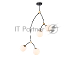 Светитльник Ambrella Light TR2575/4 BK/SB черный/бронза E27/4 max 60W D790*1120