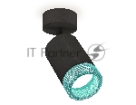 Светильник Ambrella Light XM6313004 SBK/BL черный песок/голубой MR16 GU5.3 (A2210, C6313, N6153)