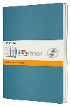 Блокнот Moleskine CAHIER JOURNAL CH023B44 XLarge 190х250 мм, обложка картон, 120 страниц, нелинованный, голубой (3 шт), вид 13