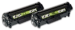 Картридж лазерный Cactus CS-Q2612AD черный (2x2000 стр.) для HP 1010/1012/1015/1018/1020/1022/3015/3020
