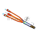 Муфта кабельная концевая внутр. установки 10кВ 3КВтп-10-150/240 с наконеч. Подольск kvtpx10x150x240