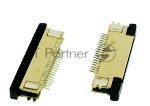 Разъем FPC Half Coverage Bottom Contact 0.5K-BX-16PWB 16 pin высота 2мм шаг 0,5мм