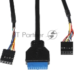 Компьютерный корпус Accord 3312 черный без БП ATX 2xUSB2.0 1xUSB3.0 audio bott PSU, вид 17