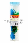 Набор хомутов-стяжек нейлоновых Rexant 100, 150, 200 мм, цветные, НХ-1, тубус 200 шт.