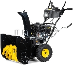 Снегоуборщик Champion ST861 8 лс 61 см 6F/2R колеса 6 л 85 кг эл. стартер, фара, обогрев