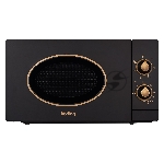 Микроволновая печь Korting KMO 815 RN черный, 20 л, 700 Вт, переключатели - поворотный механизм
