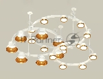 Светильник Ambrella light XR92212001/22 SWH/PYG/CL белый песок/золото желтое полированное/прозрачный GX53