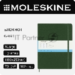 Блокнот Moleskine CLASSIC QP093K15 XLarge 190х250 мм 192 стр. пунктир твердая обложка зеленый, вид 11