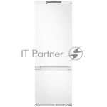 Встраиваемый холодильник Samsung BRB38G705EWW, ВхШхГ 193.5x69x55 см, объем 389 (289+100) л, Twin Cooling, зона свежести, режим "Отпуск", No Frost, Wi-Fi, слайдерное крепление, энергоэффективность E