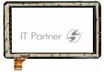Сенсорное стекло (тачскрин) для Digma iDj7n (30 pin), черное
