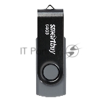 Флешка USB Smartbuy Twist black (SB064GB2TWK), 64Gb, USB 2.0, R/W 20/10, черный