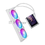 Жидкостная система охлаждения ASUS ROG RYUO IV 360 ARGB WHT белый, алюминий/медь, 2000 об/мин, 30.7 дБ, 4 pin, вид 2