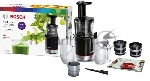 Соковыжималка Bosch MESM731M черный, шнековая вертикальная, 150 Вт, 1000 мл, электронное, реверс, вид 2