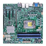 Материнская плата/MB Supermicro X13SAQ (Micro-ATX, 1x LGA-1700, Q670E, 4x Up to 128Gb non-ECC DDR5 UDIMM, 8x SATA ports, 1x PCIe 5.0 x16 slot, 1x PCIe 4.0 x4 (in x8) slot, 1x PCIe 3.0 x4 slot, 1x PCIe 3.0 x2 (in x4) slot, 1x PCIe 4.0 x4 SlimSAS slot, 1x M.2 PCIe 4.0 x4 NVMe (2280), 2x LAN with Intel Ethernet i225LM)