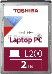 Жесткий диск Toshiba 2ТБ 5400RPM HDWL120UZSVA/HDKGB84ZKA01T L200 Mobile  2,5" 128MB SATA-III
