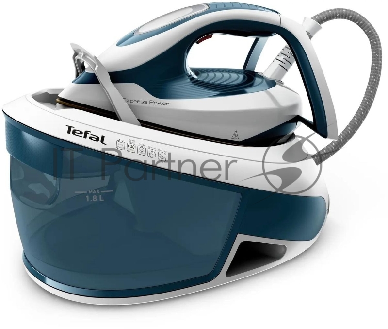 Парогенератор Tefal Express Power SV8111E0 темно-лазурный/белый, 2800 Вт, 120 г/мин, 430 г/мин, 1800 мл