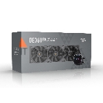 Система охлаждения Water Cooling System PCCooler DE360 BK (310W, 360mm, Black, ARGB Pump/ Fans: 3x120mm, 71.86CFM, 33.8dBA, 1850RPM/ Pump height 55mm, 28dBA, 3200RPM, Rad thickness 27mm/ S: 1851, 1700, 1200, 20XX, 115X, AM5, AM4)