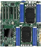 Серверная материнская плата AIC Vega MB, 2xLGA4677, Intel C741, 16xDDR5, 2xSATA, 2xM.2, 5xPCIe 5.0 x16, 1xVGA, 2x1Gb LAN, IPMI, 2xUSB-A 5Gbps, EATX
