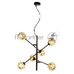 Светильник подвесной HIPER H819-0 6G96Вт BLACK/GOLD