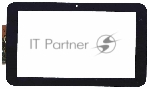 Сенсорное стекло (тачскрин) для HP Pro Slate 10, черное