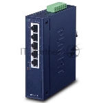 коммутатор PLANET IP30 Slim type 5-Port Industrial Gigabit Ethernet Switch (-40 to 75 degree C)