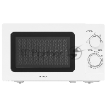 Микроволновая печь Hyundai HYM-M2064 белый, 20 л, 700 Вт, переключатели - поворотный механизм