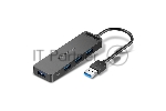 USB-концентратор Vention CHLBB, USB 3.0, USB 4 порта, USB