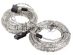 Кабель-адаптер VCOM VUS7049-20M USB2.0-repeater, удлинительный активный <Am-->Af 20м