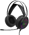 Гарнитура Exegate Cosmos HS-702GL чёрный, проводная, USB, виртуальный звук 7.1, подсветка