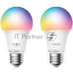 Умная Wi-Fi лампа/ Smart Wi-Fi Light Bulb, Multicolor, 2-Pack