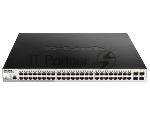 Коммутатор D-Link DGS-1210-52MPP/ME/B3A, 48×1 Гбит/с + 4×1 Гбит/с SFP, управляемый, вид 15