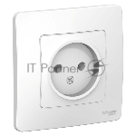 Розетка СП Blanca 16А 250В без шторок без заземл. бел. SchE BLNRS000011