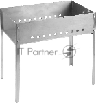 Мангал GRINDA "BARBECUE", нержавеющая сталь, толщина 1,5мм, 500х300х500мм 427784