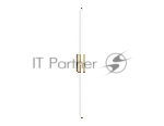 Настенный светодиодный светильник Ambrella light FL6124 GD золото 14W 3000K-6400K 610*45*80
