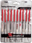 Набор надфилей MATRIX 15832алмазных 140х50х3 10шт