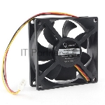 Вентилятор Gembird D8025HM-3 черный 80мм 2600rpm 30.5db 3-pin