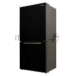 Холодильник Schaub Lorenz SLU X490GY3EI черное стекло трехкамерный 300/124л морозилка снизу, No Frost, Side by Side, вид 3