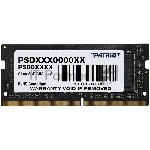 Оперативная память Patriot Signature, DDR4, 8GB (1x8 GB), 3200 MHz, CL22, SO-DIMM