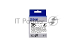 Картридж ленточный Epson LK-7WBVS (C53S657014) черный на белом (36 мм 8 м) для LabelWorks LW-900P LW-900