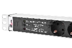 Вертикальный блок розеток Rem-16 с фил. и инд., 25 IEC 60320 C13, алюм., 42-48U, шнур 3 м.
