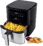 Аэрофритюрница Clatronic FR 3782 H черный/серебристый, 1450 Вт, 5 л, сенсор, 8 программ, вид 2