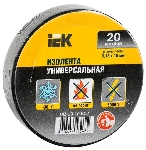 Изолента Iek UIZ-13-10-K02 0,13х15 мм черная 20 метров ИЭК