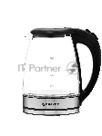 Электрочайник BRAYER BR6116 черный, 1.7 л, 1800 Вт, скрытый нагревательный элемент
